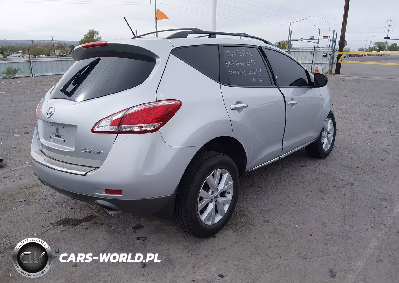2013 Nissan Murano Sv VIN:JN8AZ1MW4DW308293 - 4