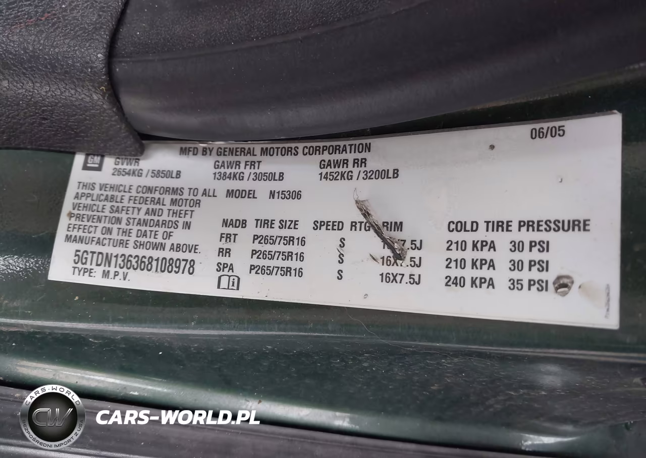 2006 Hummer H3 Suv VIN:5GTDN136368108978 - 9