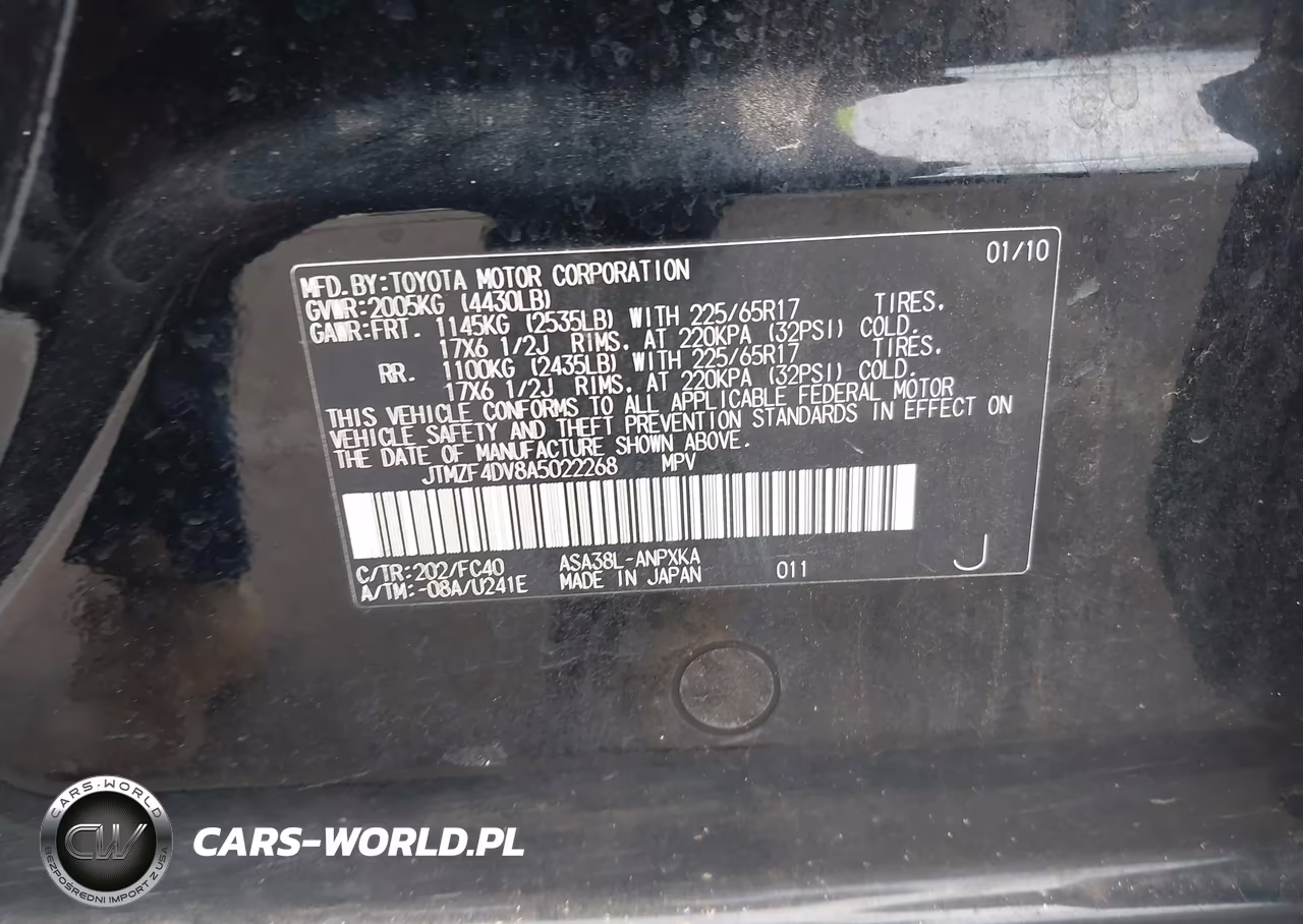 2010 Toyota Rav4 VIN:JTMZF4DV8A5022268 - 9