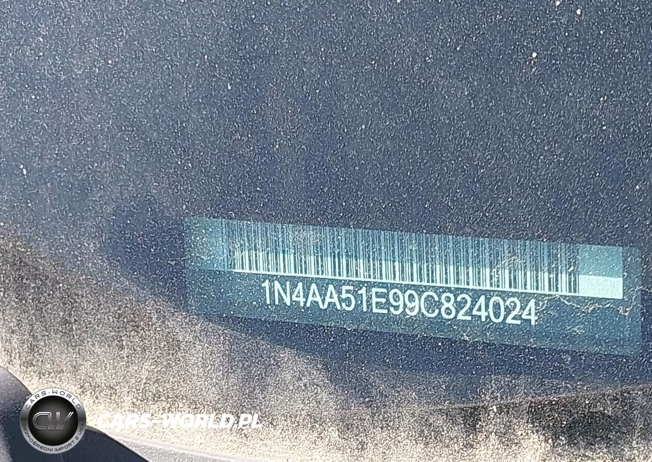 2009 Nissan Maxima 3.5 S VIN:1N4AA51E99C824024 - 9