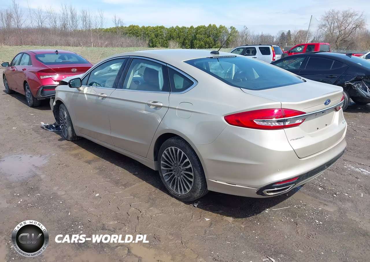 2017 Ford Fusion Se VIN:3FA6P0T95HR249315 - 3