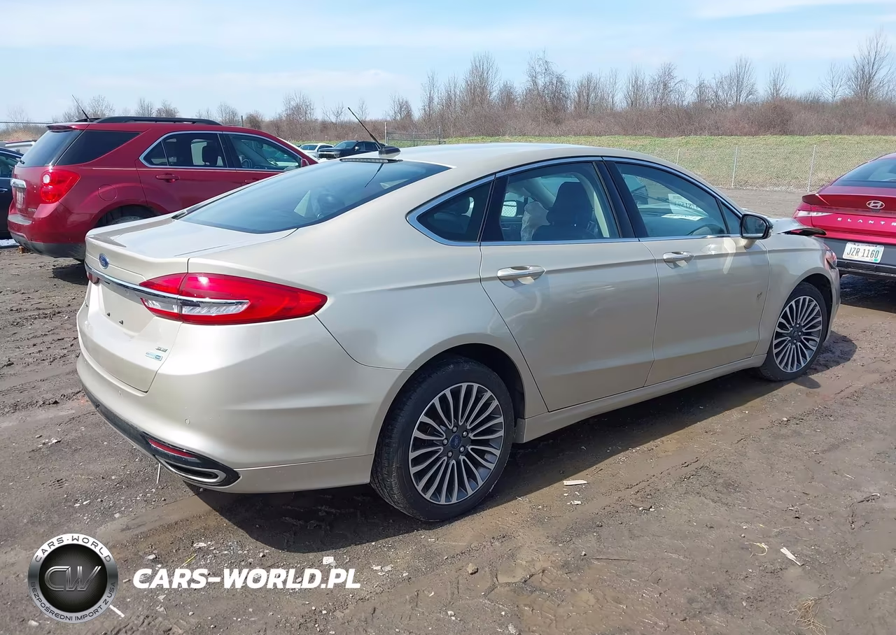 2017 Ford Fusion Se VIN:3FA6P0T95HR249315 - 4