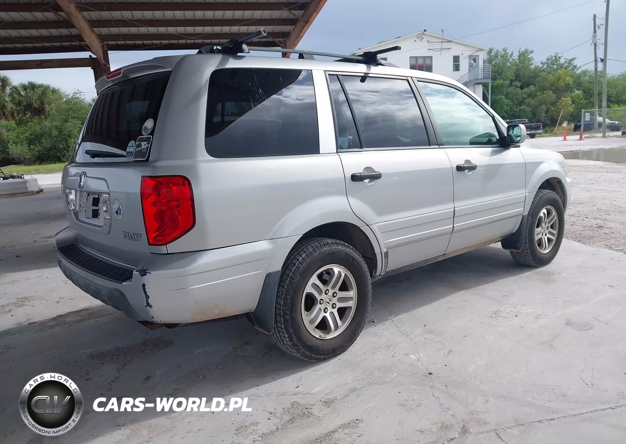 2004 Honda Pilot Ex-L VIN:2HKYF187X4H621733 - 4
