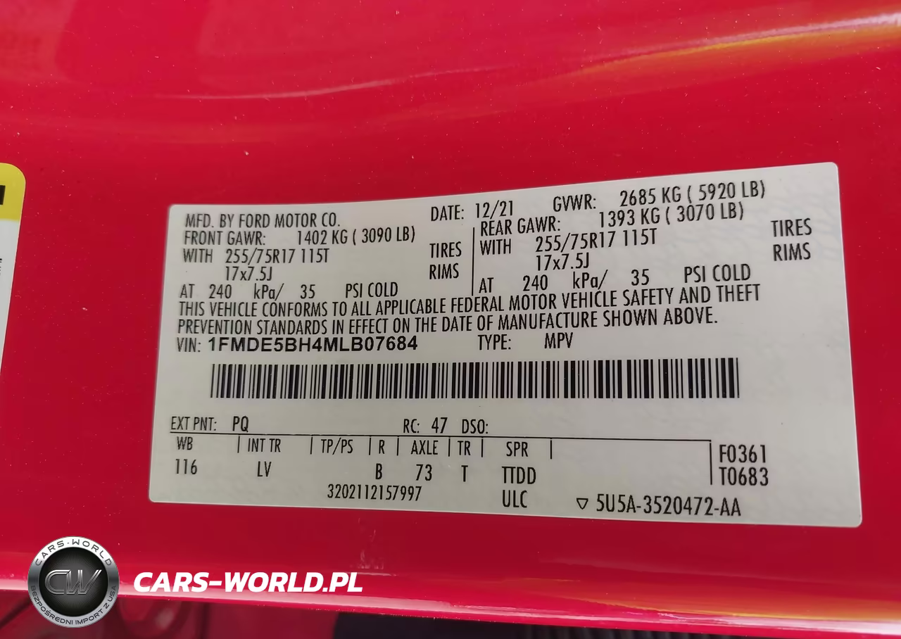2021 Ford Bronco Big Bend VIN:1FMDE5BH4MLB07684 - 9