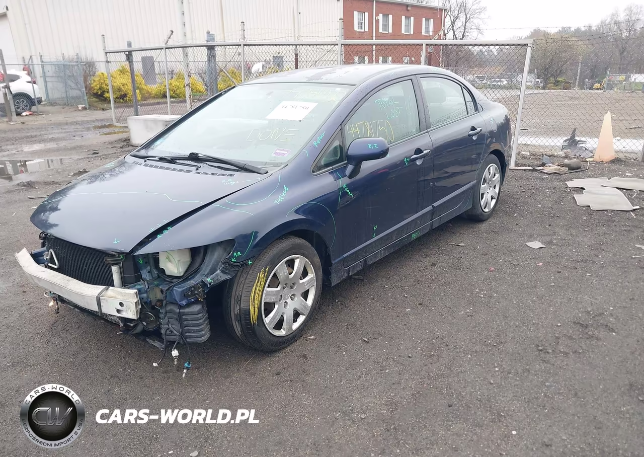 2010 Honda Civic Lx VIN:2HGFA1F57AH578997 - 2