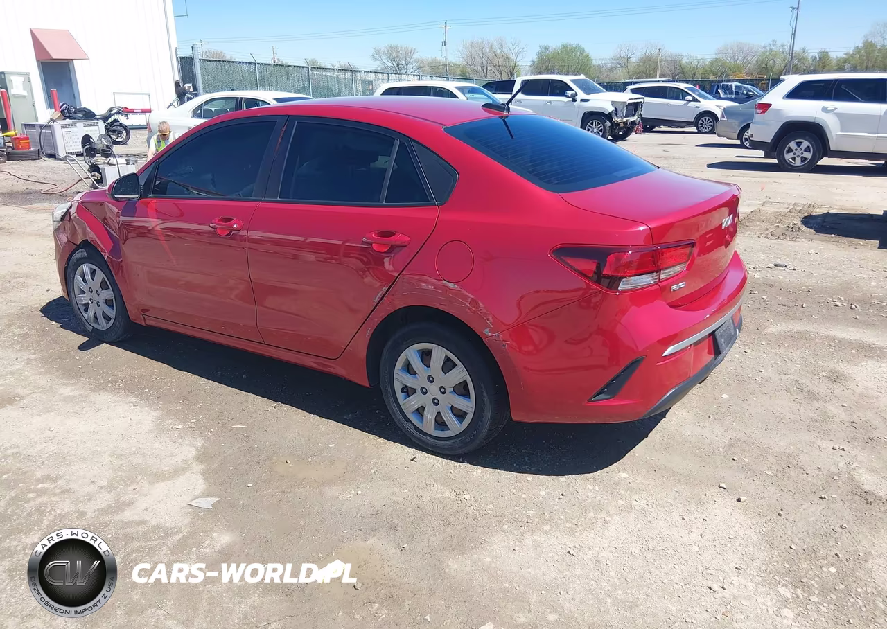 2022 Kia Rio S VIN:3KPA24AD3NE449324 - 3