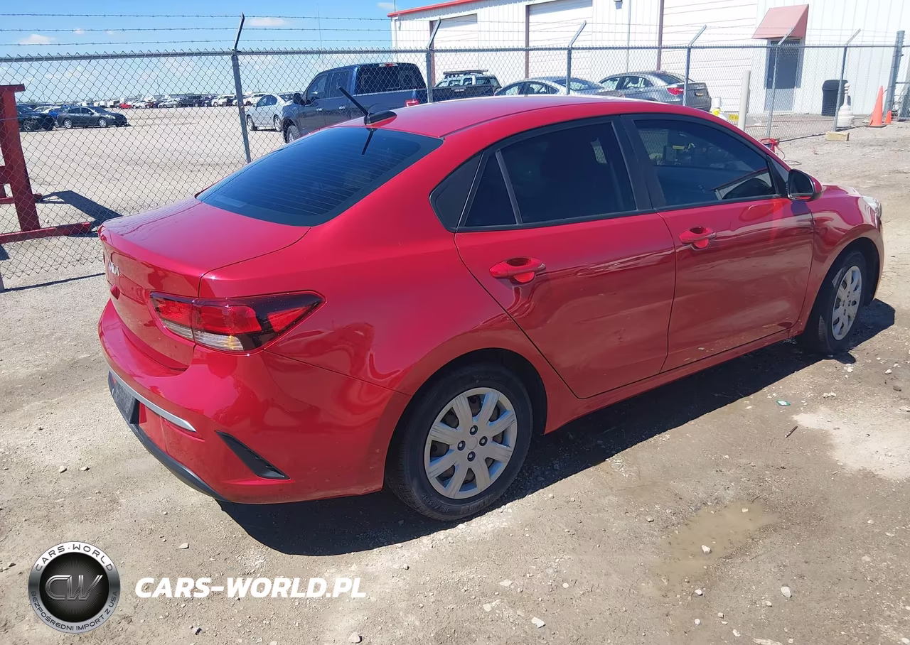 2022 Kia Rio S VIN:3KPA24AD3NE449324 - 4