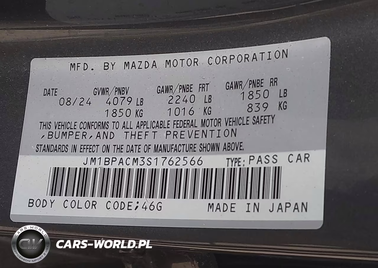 2025 Mazda Mazda3 2.5 S Preferred VIN:JM1BPACM3S1762566 - 9