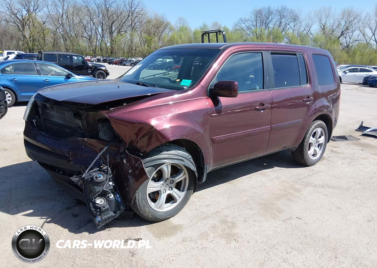 2012 Honda Pilot Ex-L VIN:5FNYF4H54CB045182 - 2