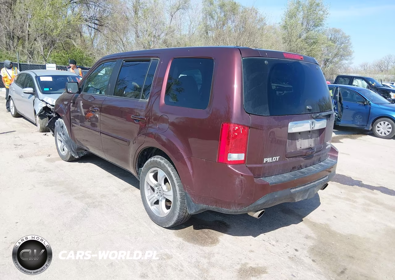 2012 Honda Pilot Ex-L VIN:5FNYF4H54CB045182 - 3