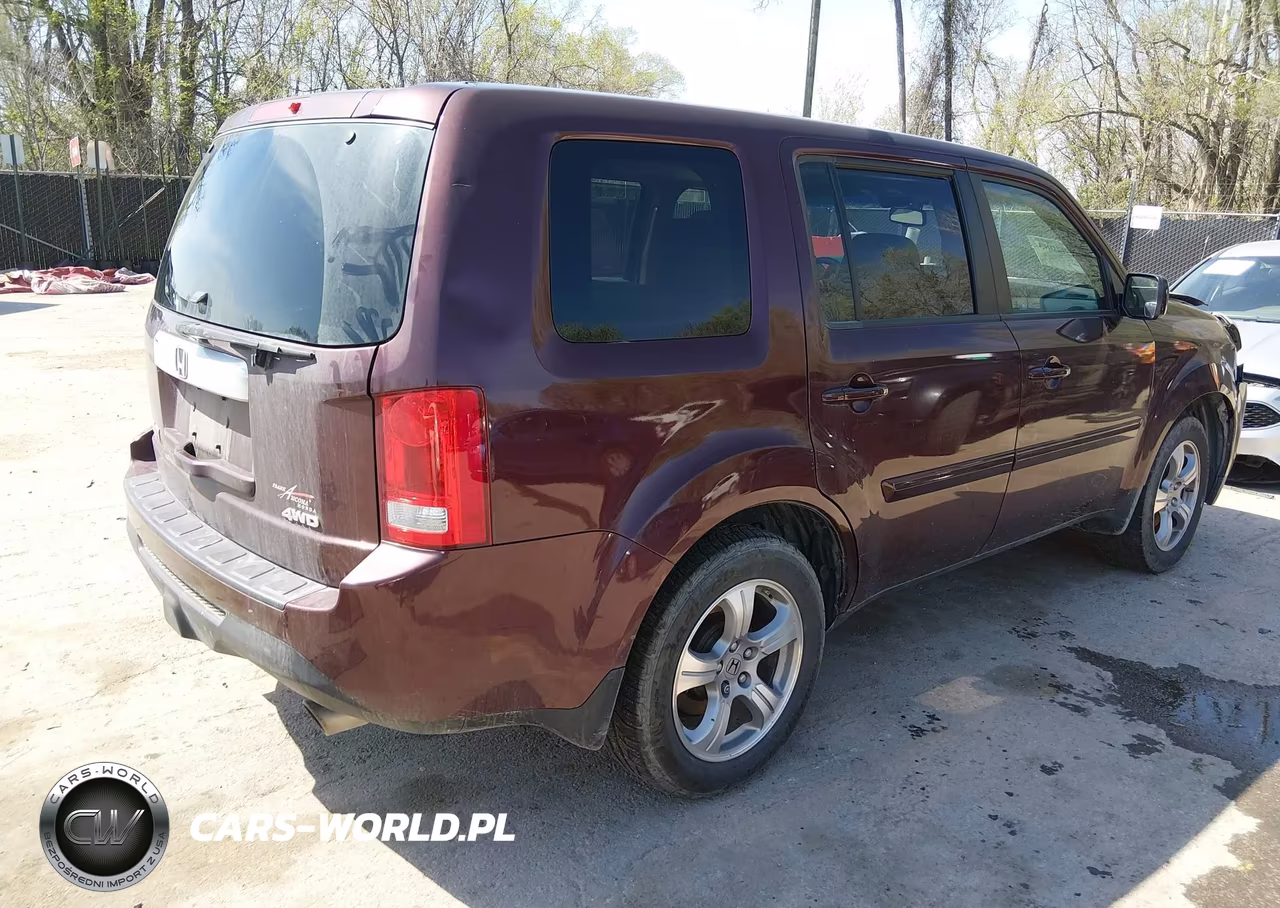 2012 Honda Pilot Ex-L VIN:5FNYF4H54CB045182 - 4