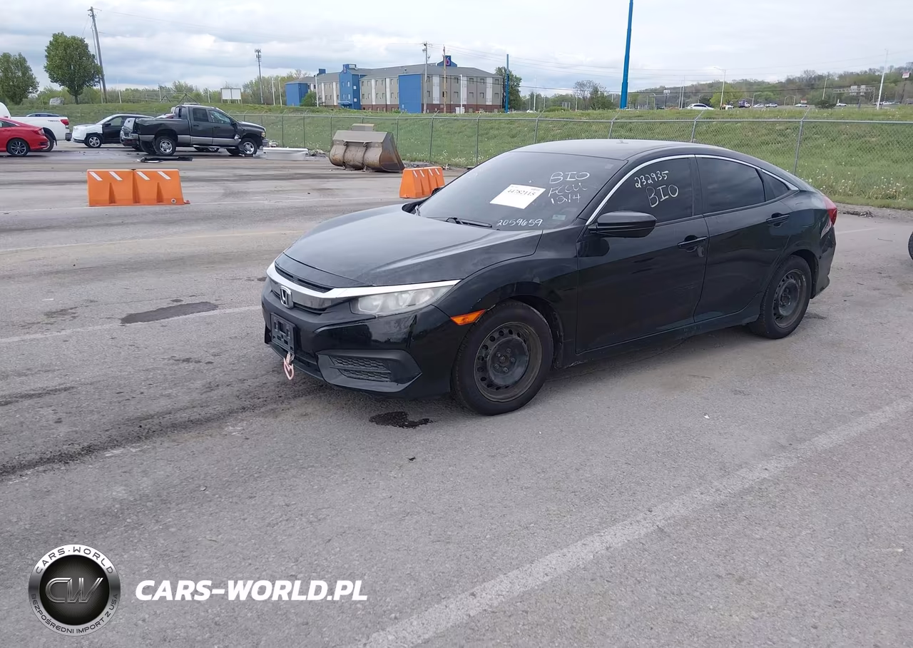 2016 Honda Civic Lx VIN:19XFC2F54GE010452 - 2