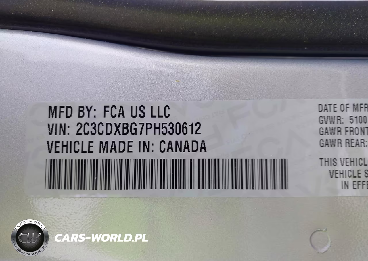 2023 Dodge Charger Sxt VIN:2C3CDXBG7PH530612 - 9