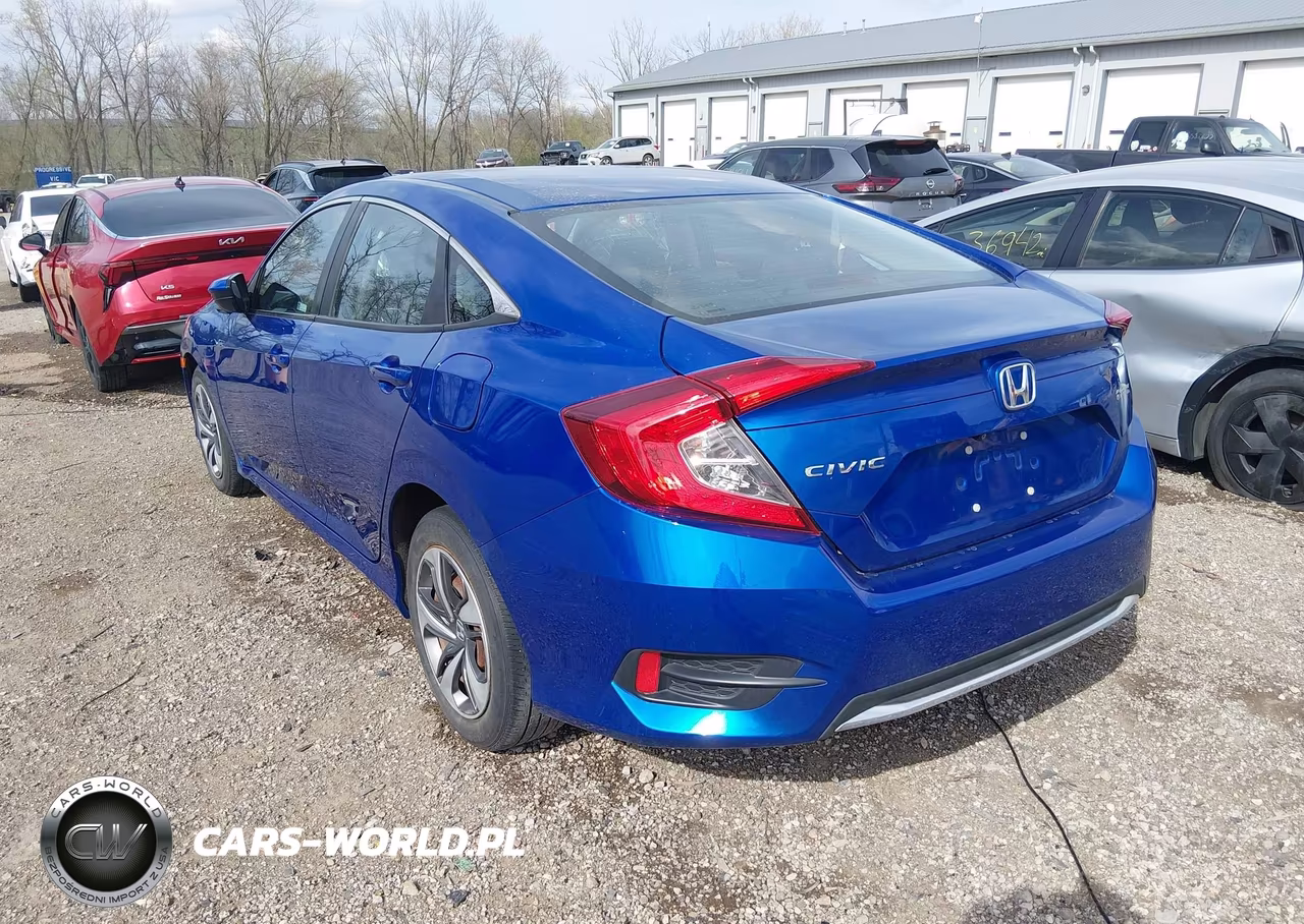 2020 Honda Civic Lx VIN:2HGFC2F66LH548319 - 3