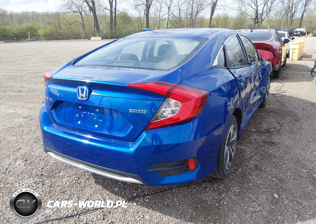 2020 Honda Civic Lx VIN:2HGFC2F66LH548319 - 4