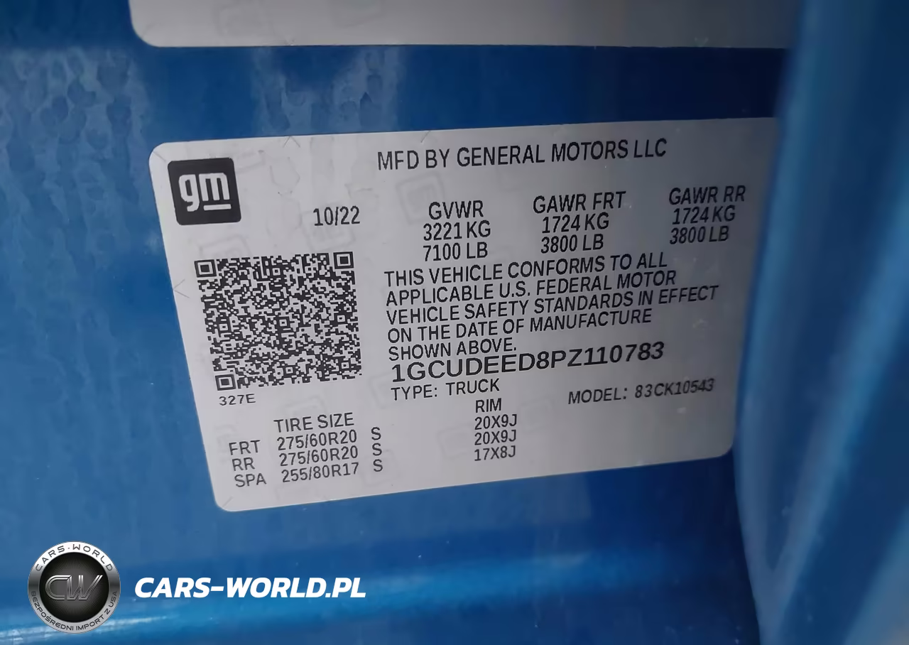 2023 Chevrolet Silverado 1500 4Wd Short Bed Rst VIN:1GCUDEED8PZ110783 - 9