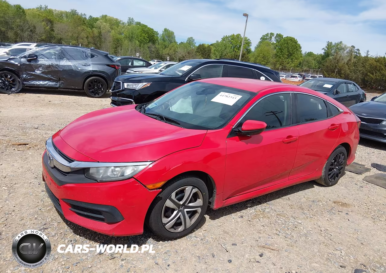 2016 Honda Civic Lx VIN:2HGFC2F53GH575605 - 2