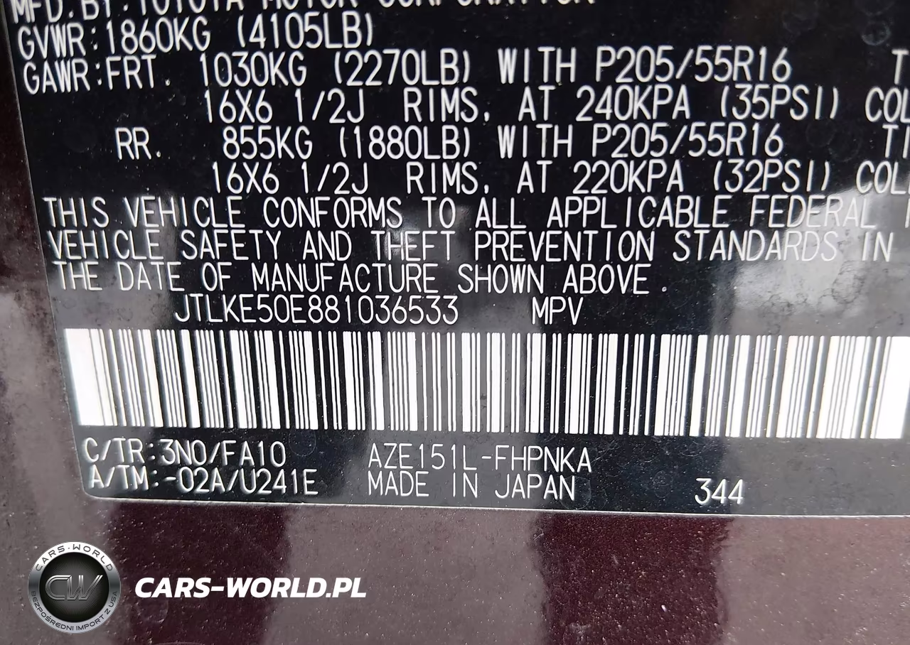 2008 Scion Xb VIN:JTLKE50E881036533 - 9