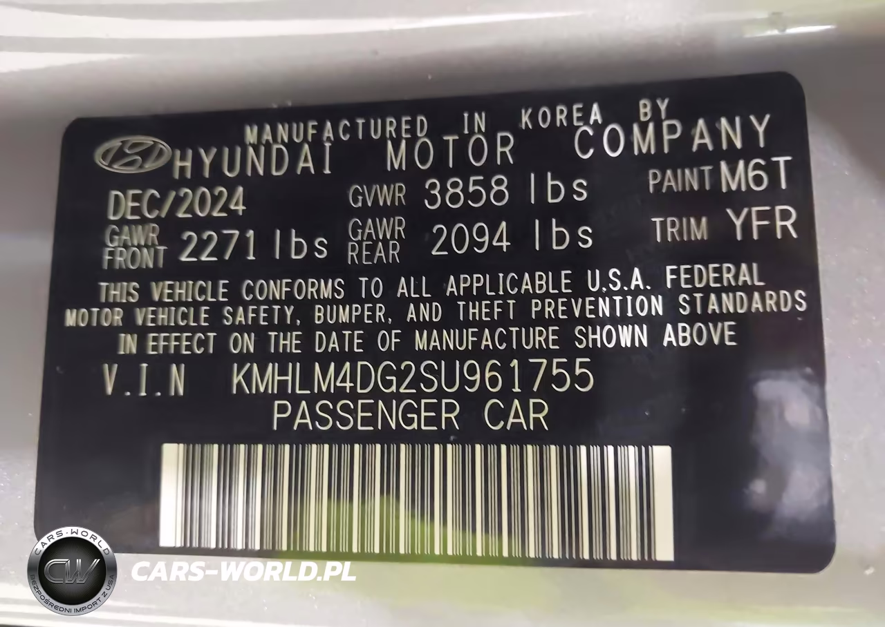 2025 Hyundai Elantra Sel Sport VIN:KMHLM4DG2SU961755 - 9