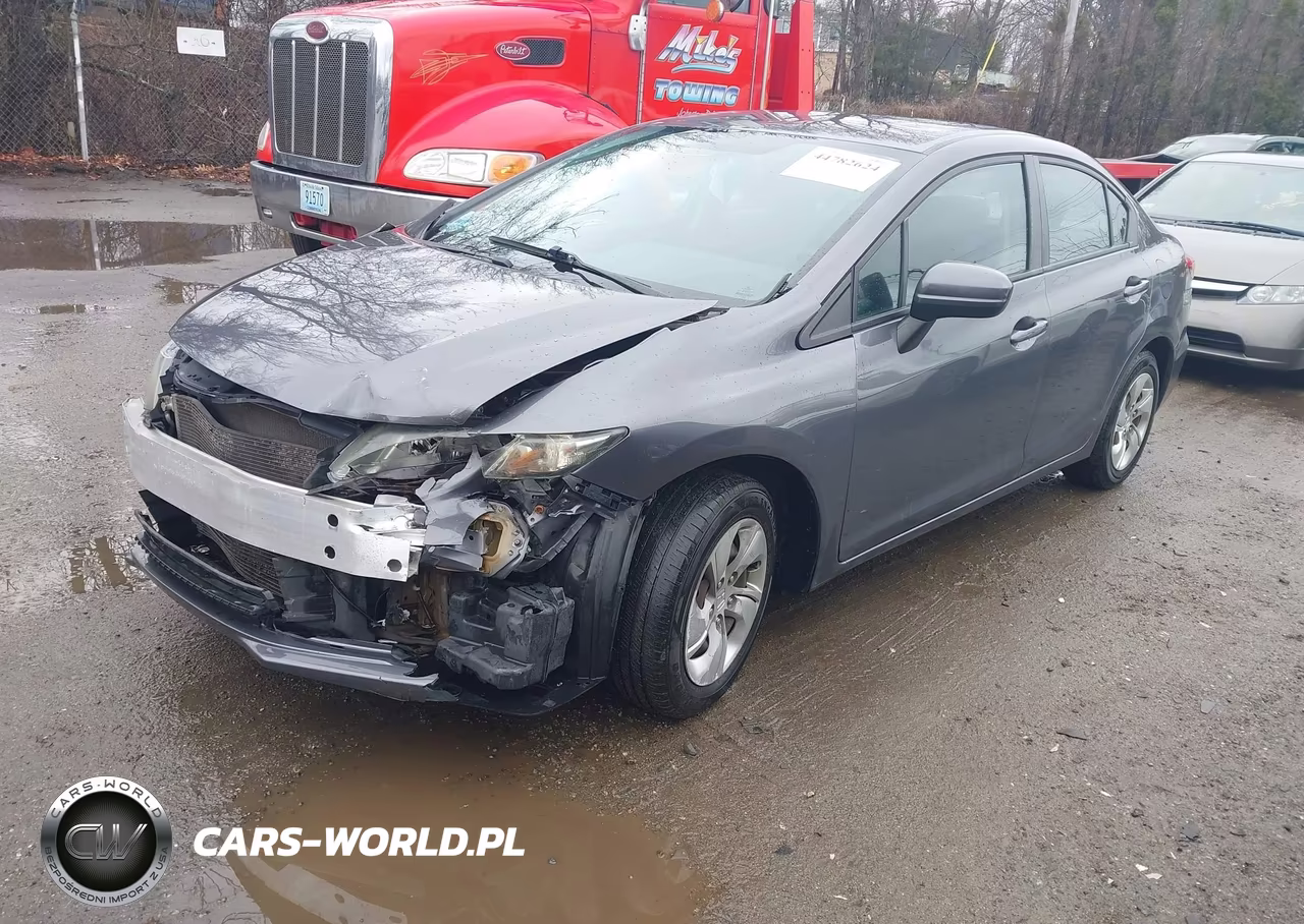 2014 Honda Civic Lx VIN:2HGFB2F55EH551774 - 2