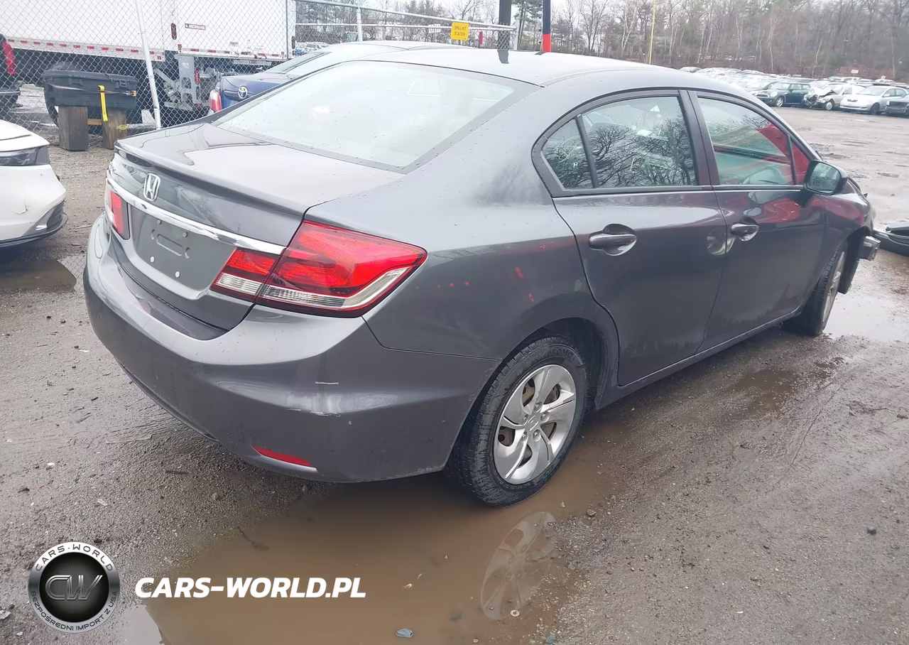 2014 Honda Civic Lx VIN:2HGFB2F55EH551774 - 4