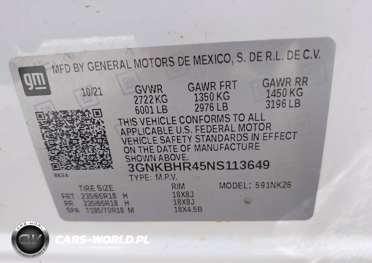 2022 Chevrolet Blazer Awd 2Lt VIN:3GNKBHR45NS113649 - 9
