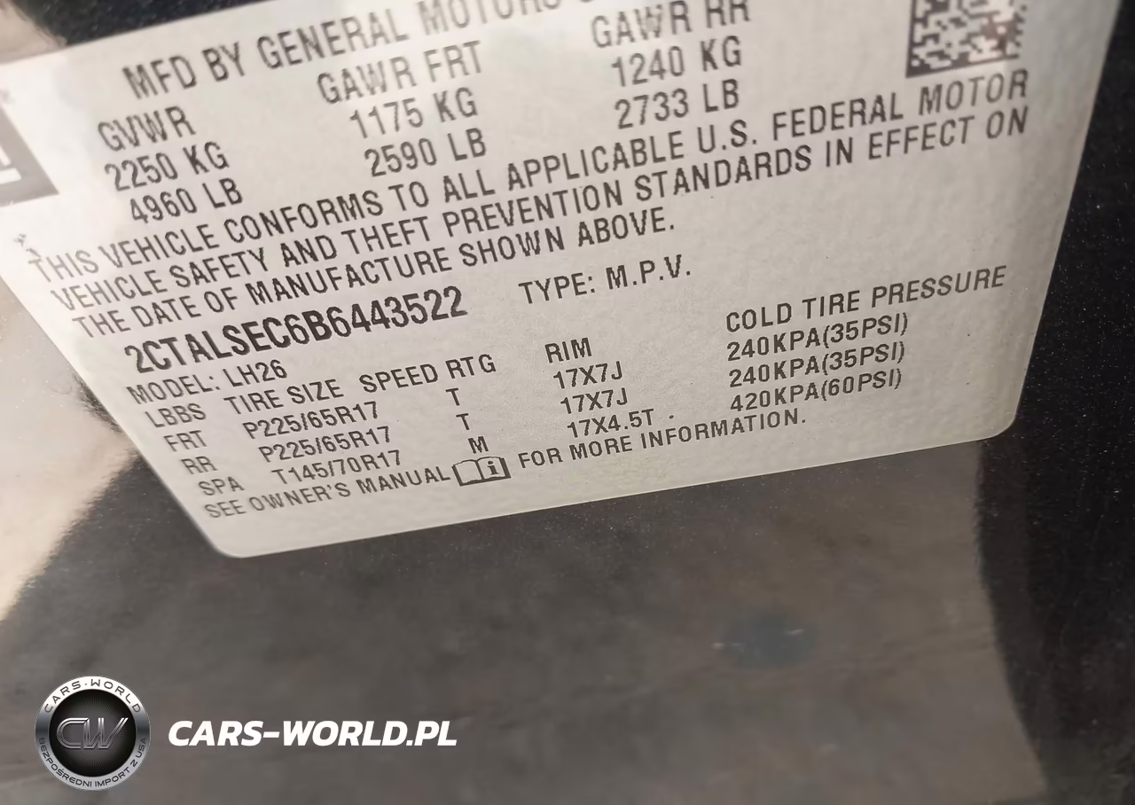 2011 GMC Terrain Sle-2 VIN:2CTALSEC6B6443522 - 9