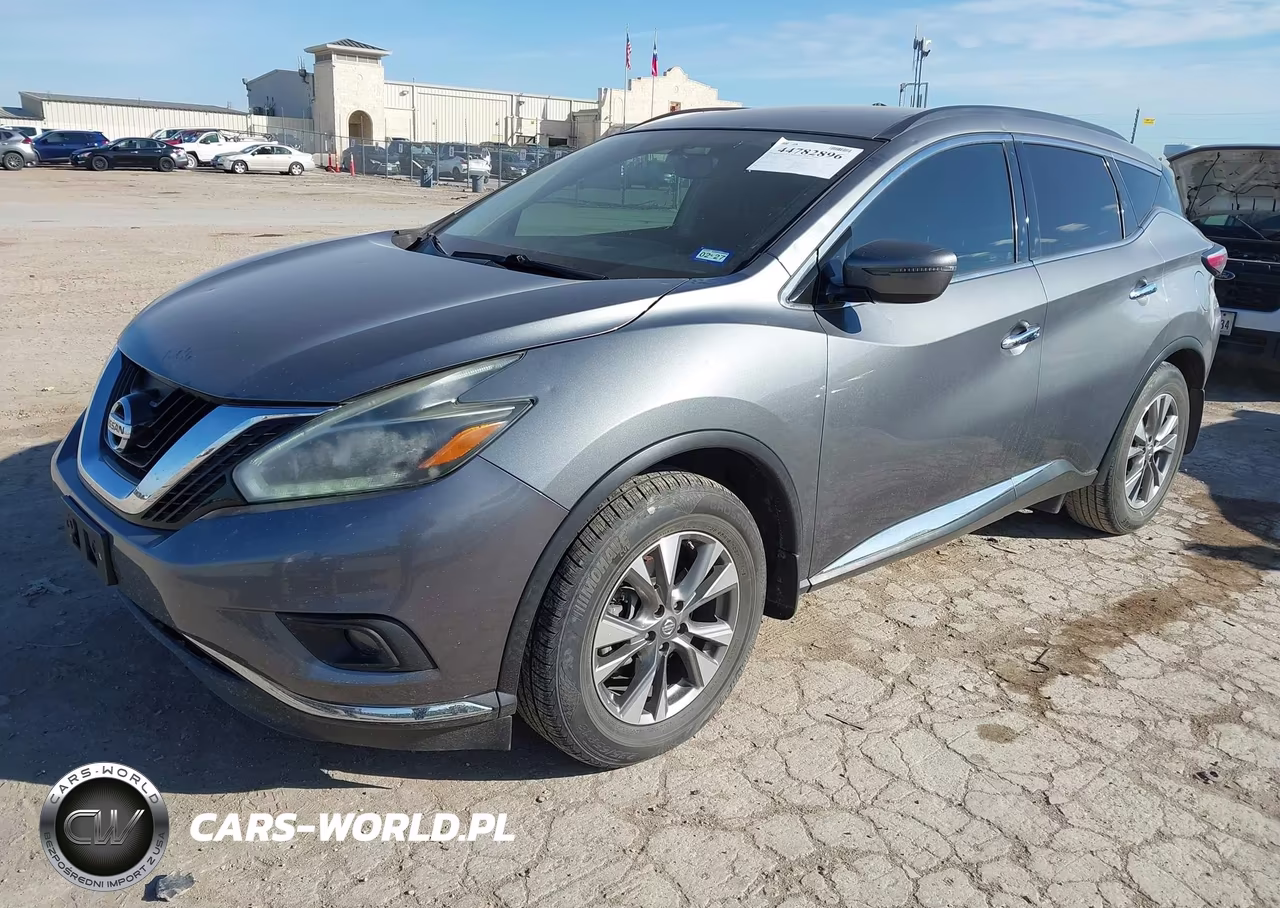 2018 Nissan Murano Sv VIN:5N1AZ2MG3JN139052 - 2