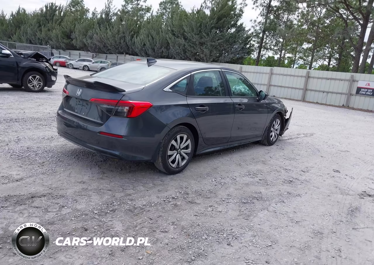 2022 Honda Civic Lx VIN:2HGFE2F2XNH506939 - 4
