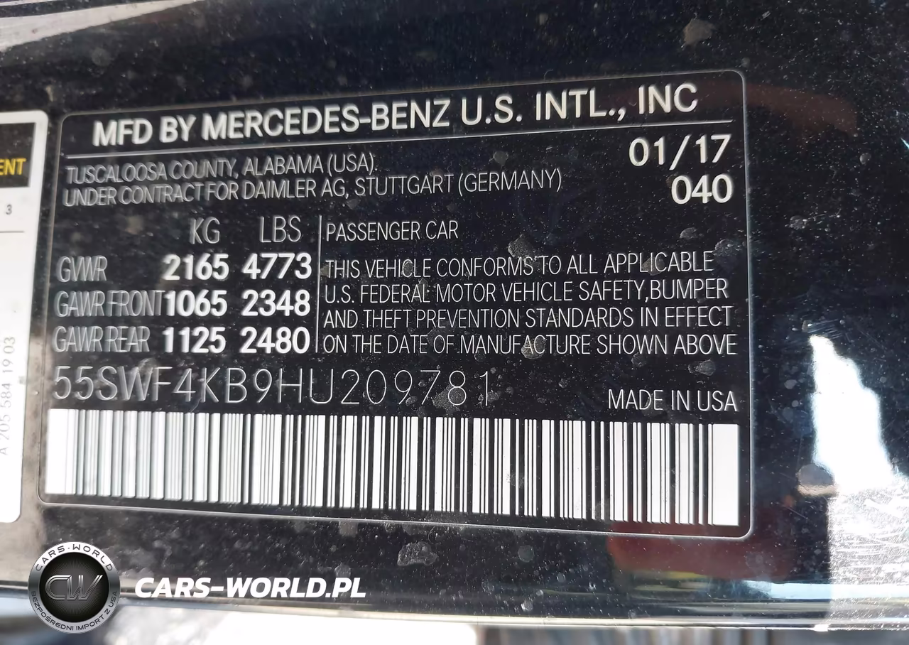 2017 Mercedes-Benz C 300 Sport 4Matic VIN:55SWF4KB9HU209781 - 9