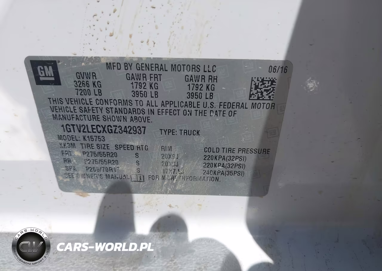 2016 GMC Sierra 1500 VIN:1GTV2LECXGZ342937 - 9