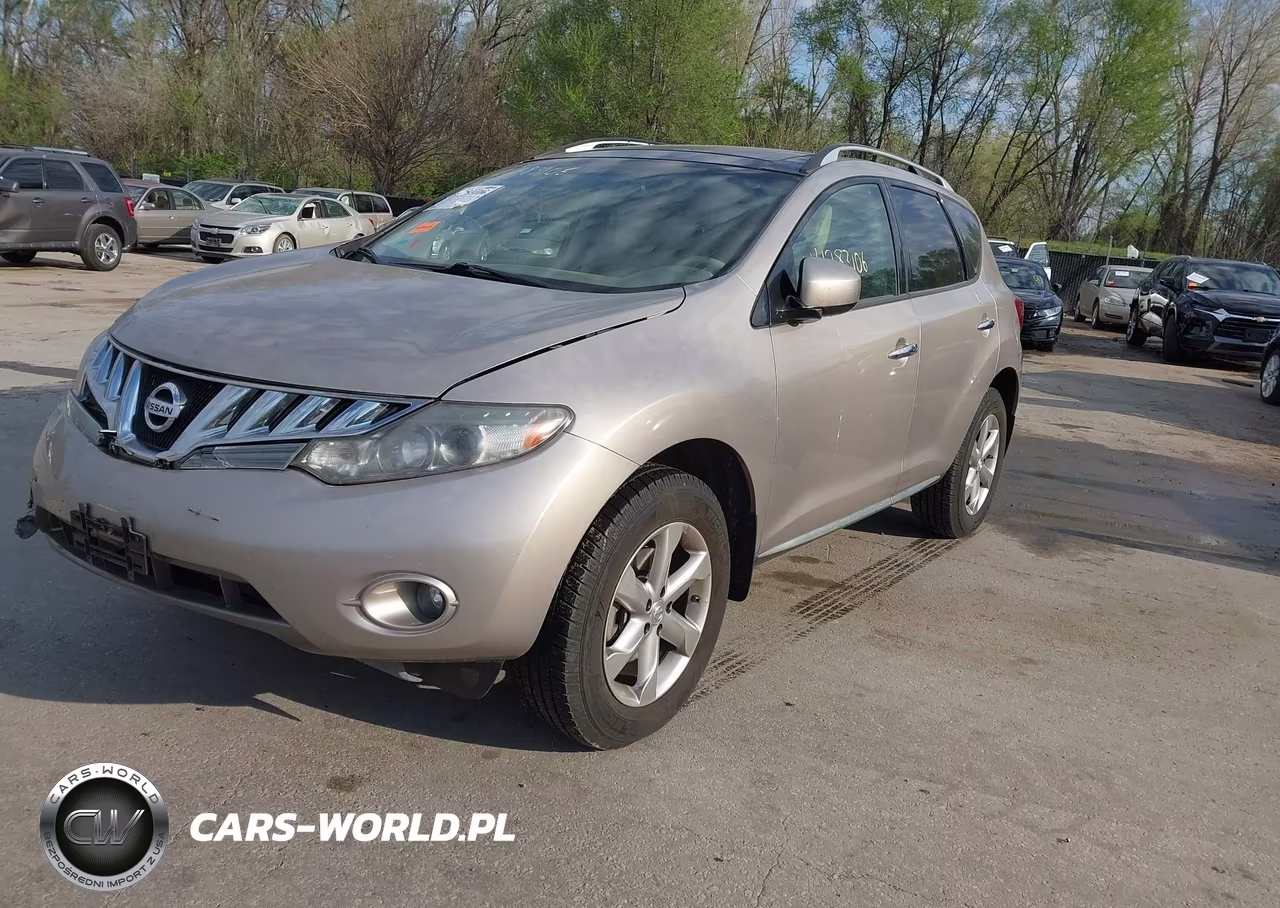 2010 Nissan Murano Sl VIN:JN8AZ1MW9AW132546 - 2