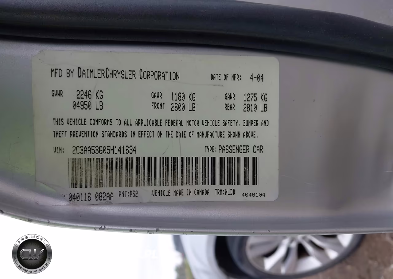 2005 Chrysler 300 Touring VIN:2C3AA53G05H141634 - 9