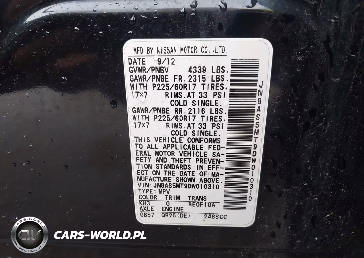 2013 Nissan Rogue Sv VIN:JN8AS5MT9DW010310 - 9