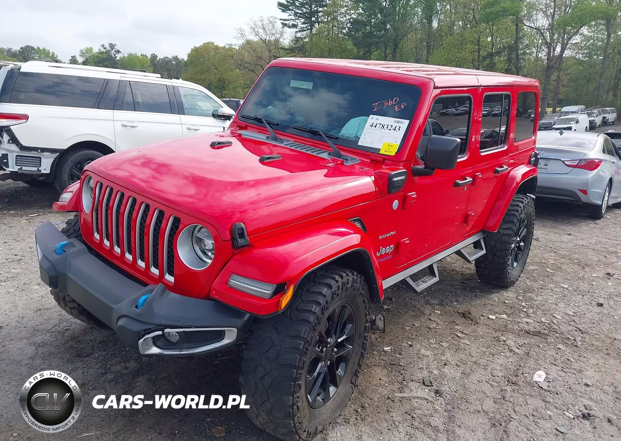 2022 Jeep Wrangler 4Xe Unlimited Sahara 4X4 VIN:1C4JJXP66NW214077 - 2