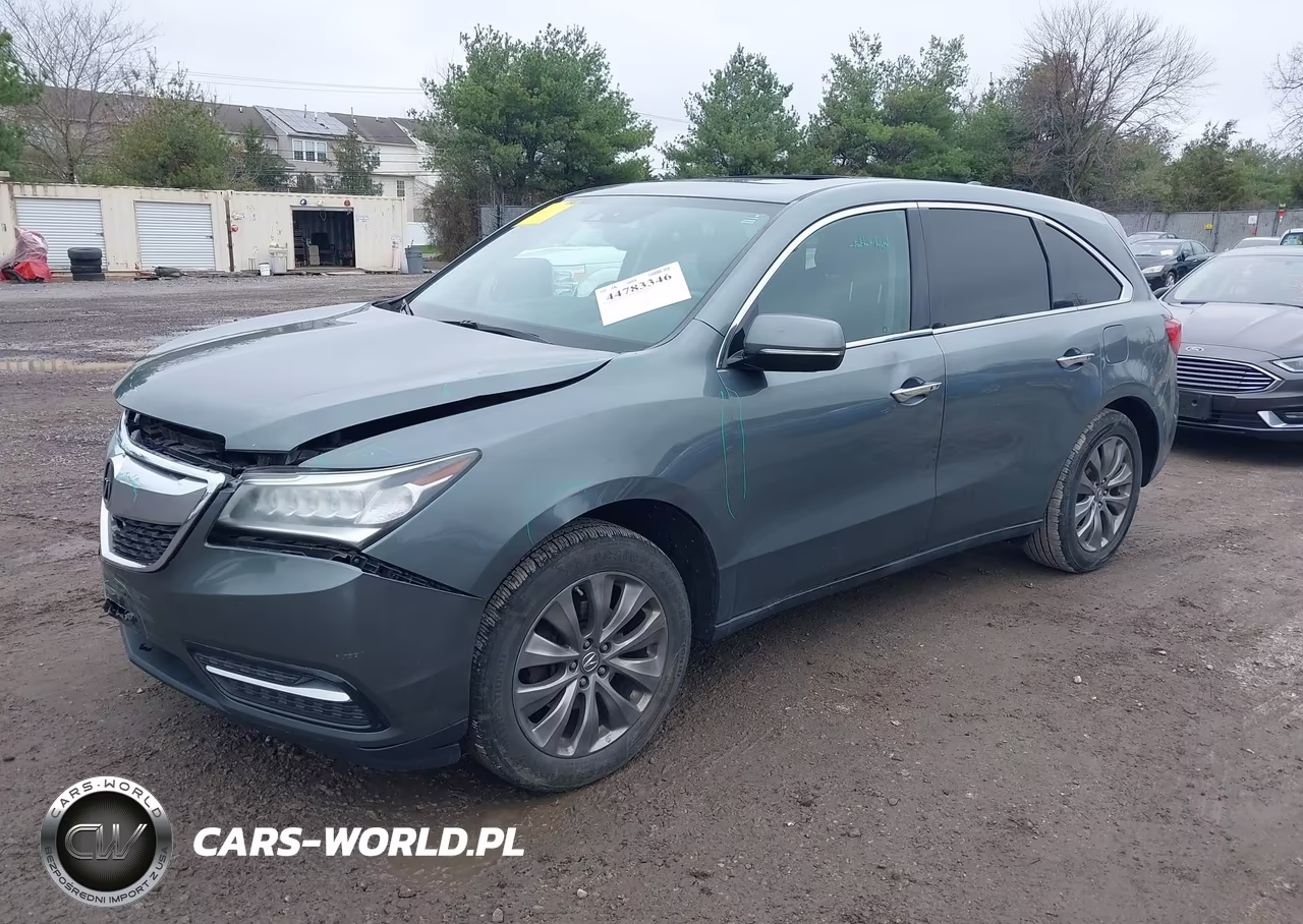 2014 Acura Mdx Technology Package VIN:5FRYD4H46EB046347 - 2
