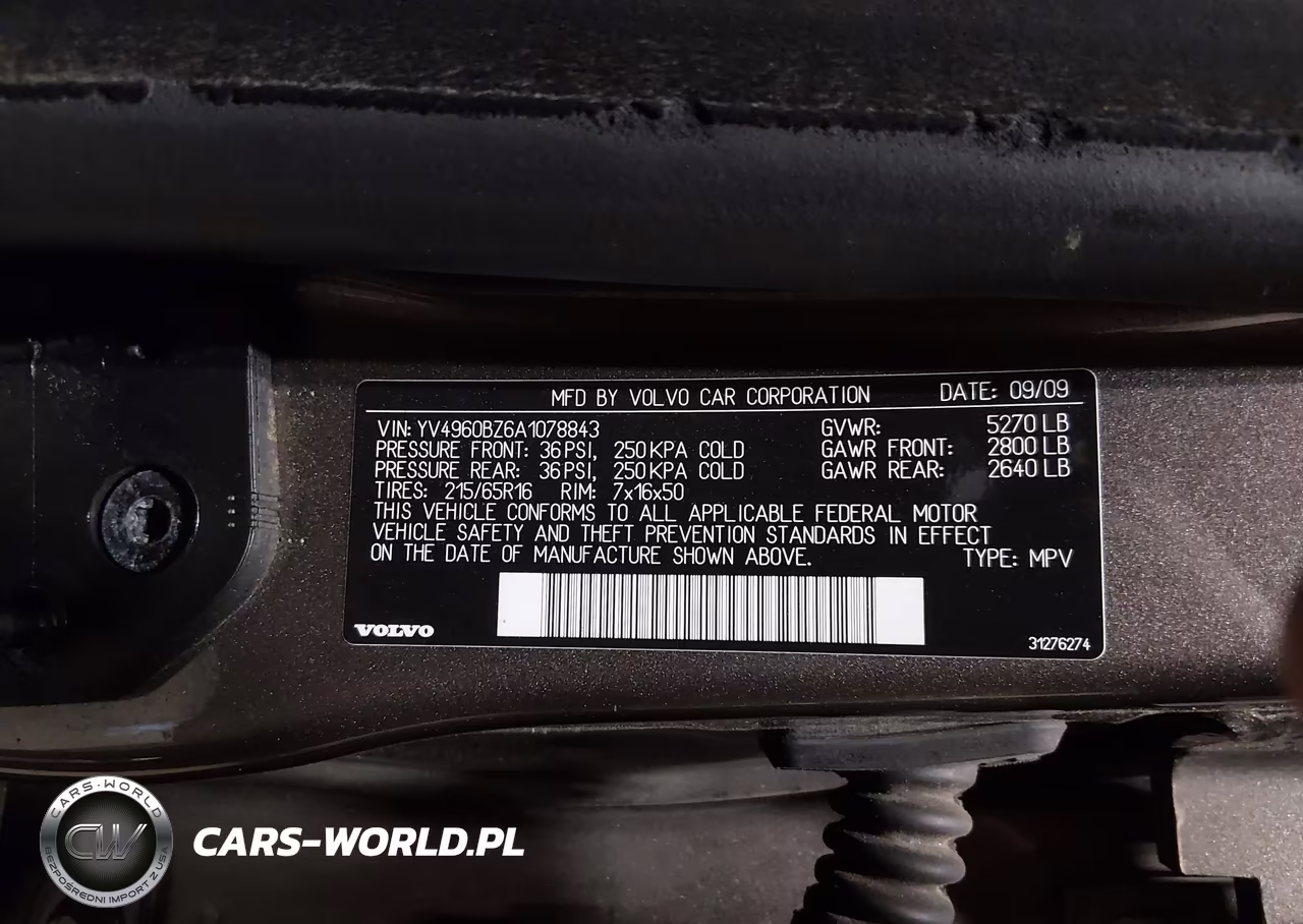 2010 Volvo Xc70 3.2 VIN:YV4960BZ6A1078843 - 8