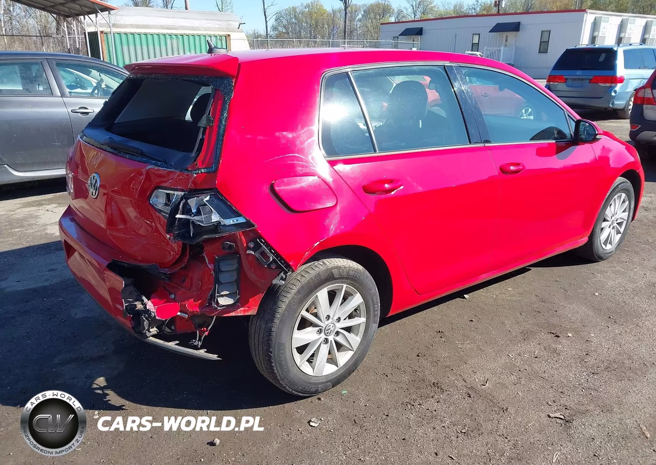 2016 Volkswagen Golf Tsi S 4-Door VIN:3VW217AU5GM034858 - 4