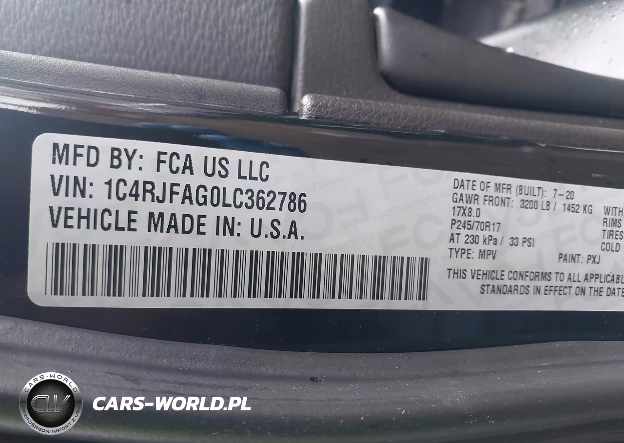 2020 Jeep Grand Cherokee Laredo E 4X4 VIN:1C4RJFAG0LC362786 - 9