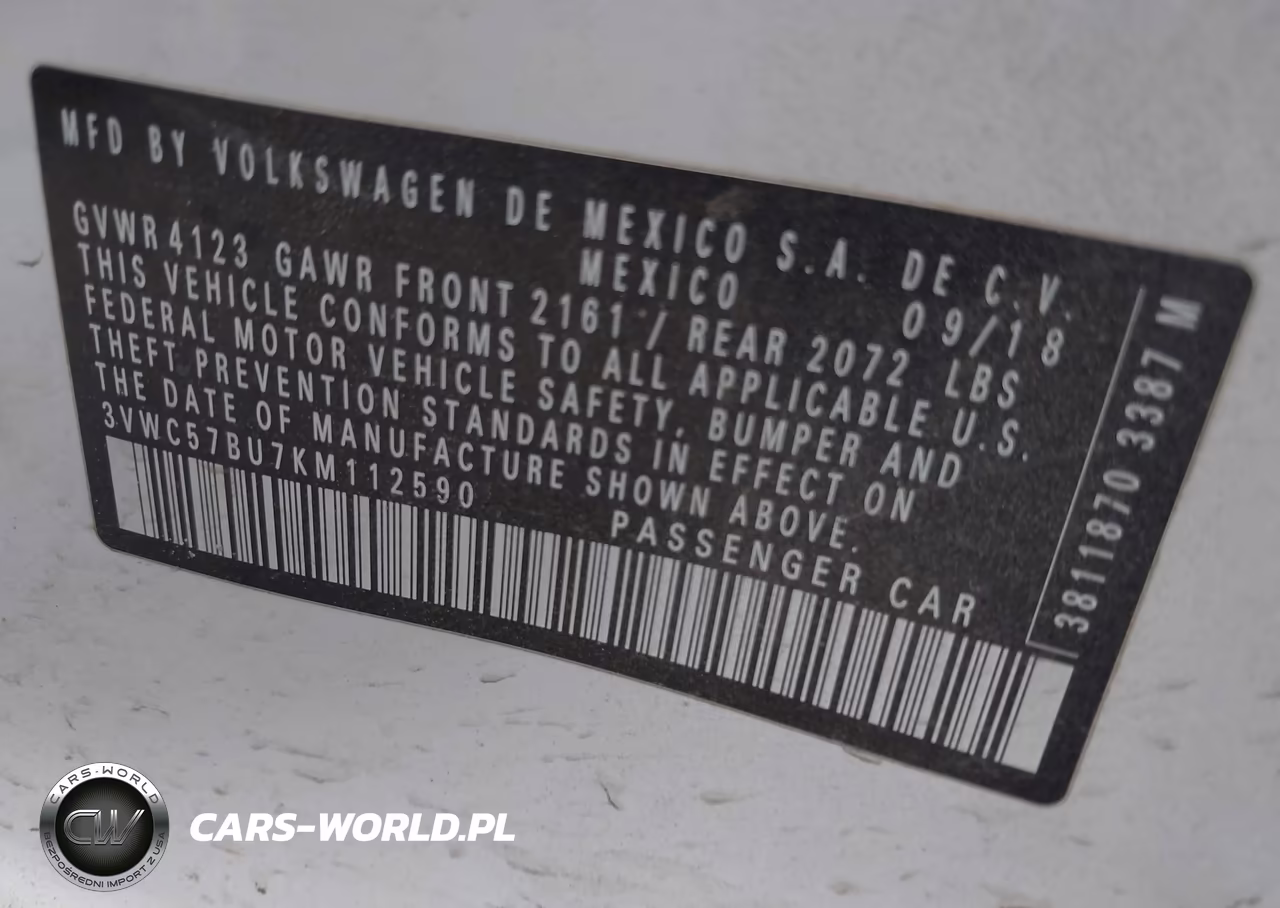 2019 Volkswagen Jetta 1.4T R-Line-1.4T S-1.4T Se VIN:3VWC57BU7KM112590 - 9