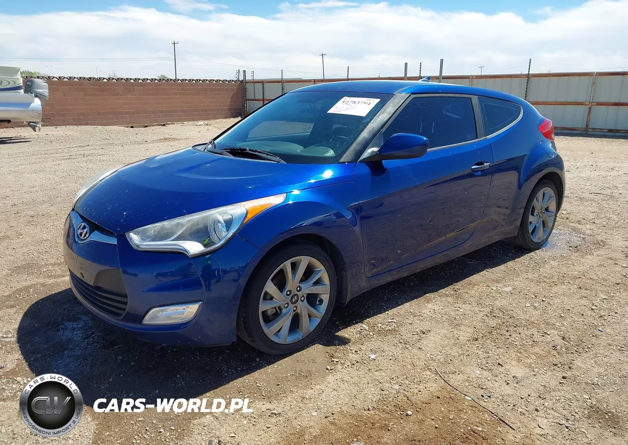 2017 Hyundai Veloster VIN:KMHTC6AD6HU317211 - 2