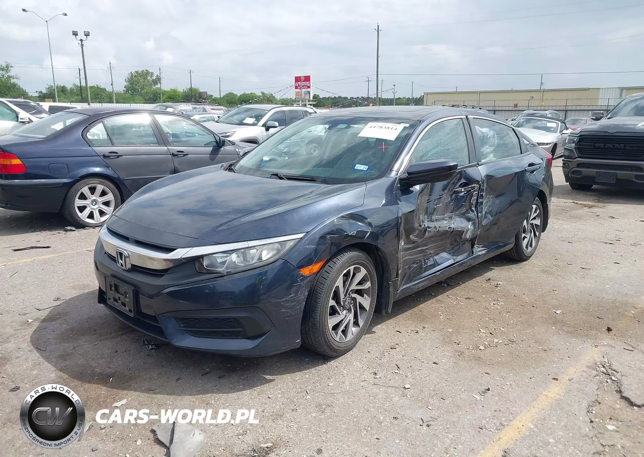 2017 Honda Civic Ex VIN:19XFC2F71HE053858 - 2