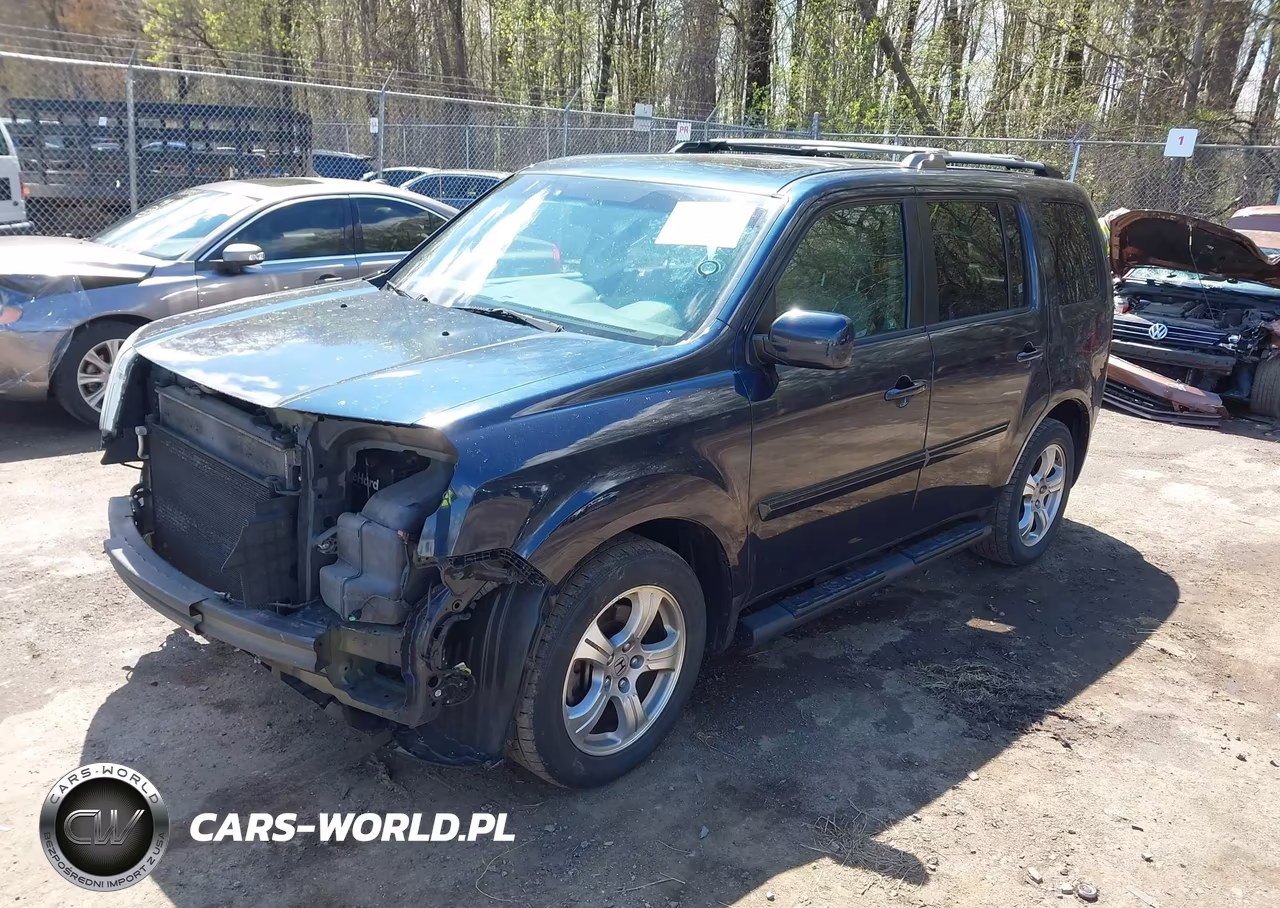 2012 Honda Pilot Ex-L VIN:5FNYF3H58CB036351 - 2