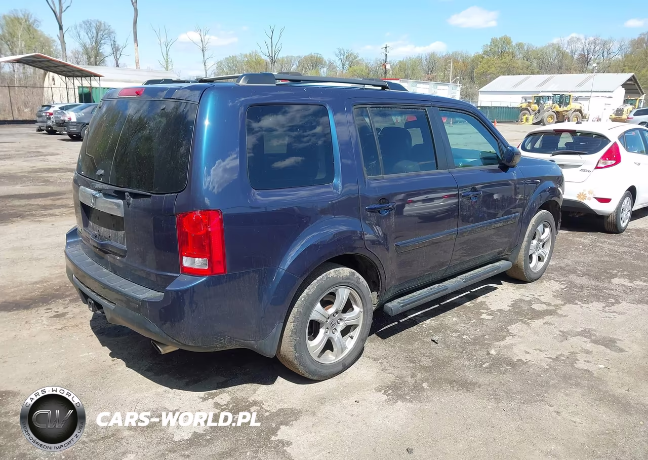 2012 Honda Pilot Ex-L VIN:5FNYF3H58CB036351 - 4