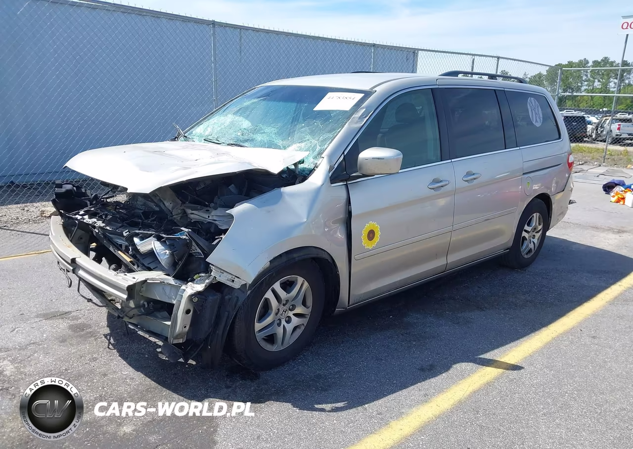 2005 Honda Odyssey Ex VIN:5FNRL38475B102587 - 2