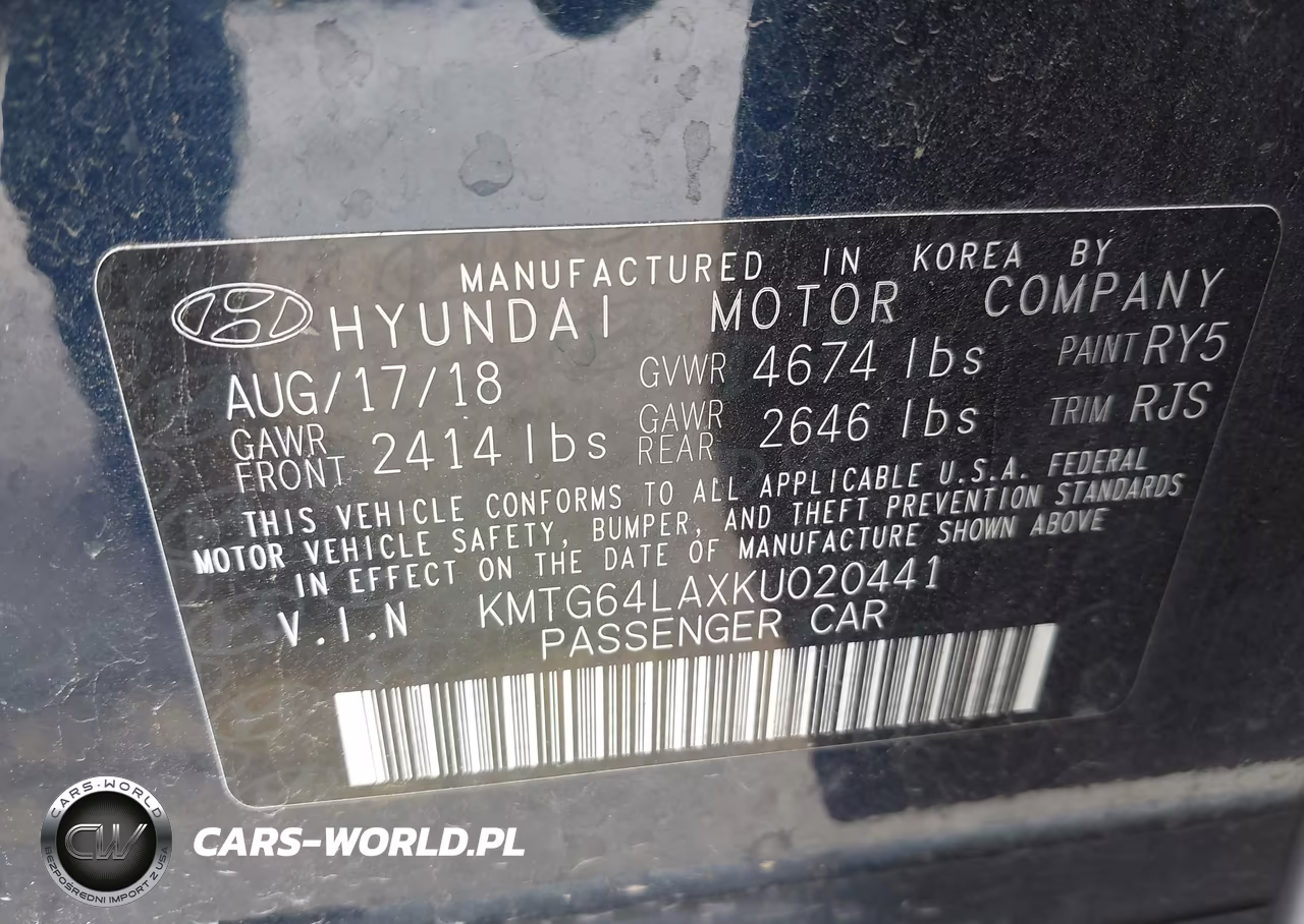 2019 Genesis G70 2.0T Advanced VIN:KMTG64LAXKU020441 - 9