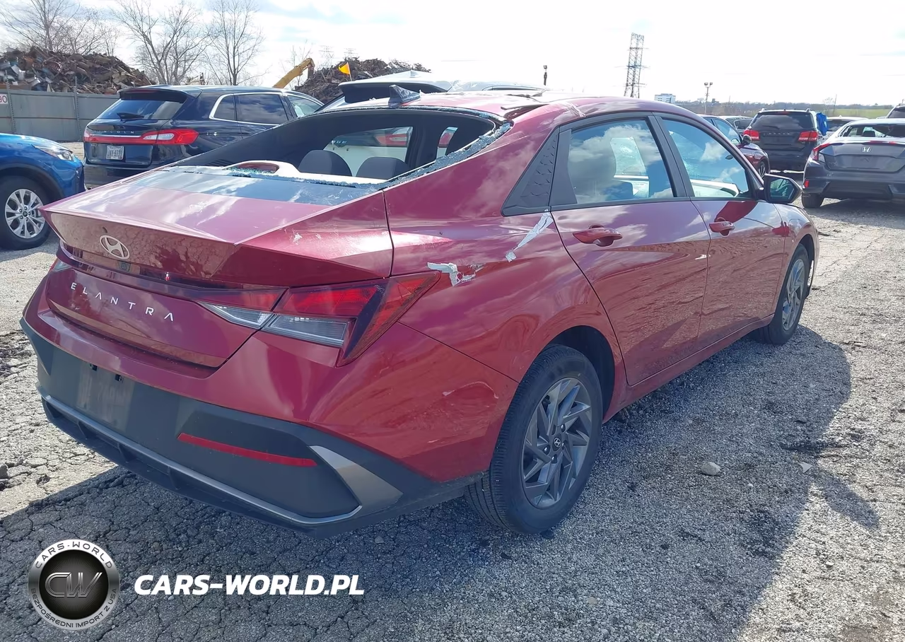 2024 Hyundai Elantra Sel VIN:KMHLM4DG9RU676822 - 4