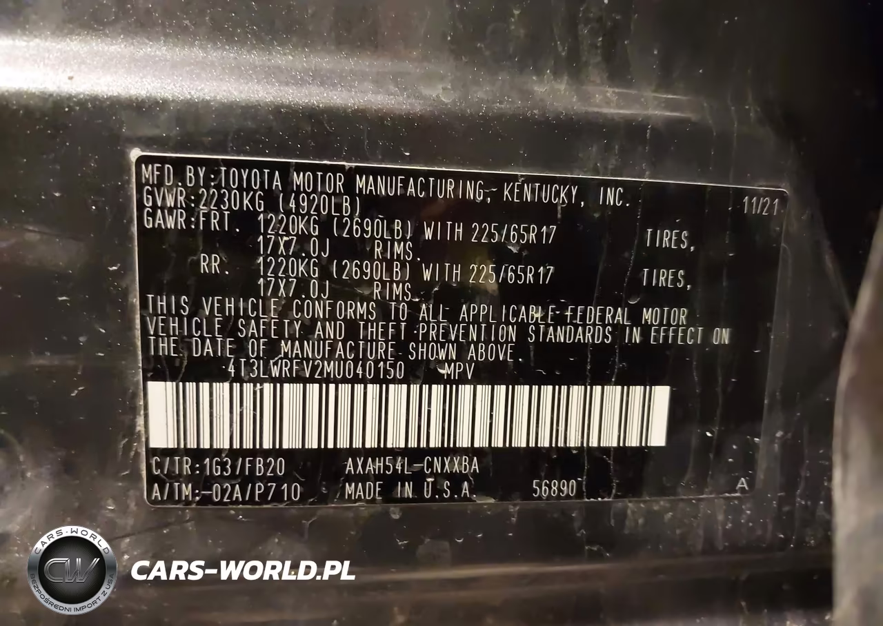 2021 Toyota Rav4 Hybrid Le VIN:4T3LWRFV2MU040150 - 9