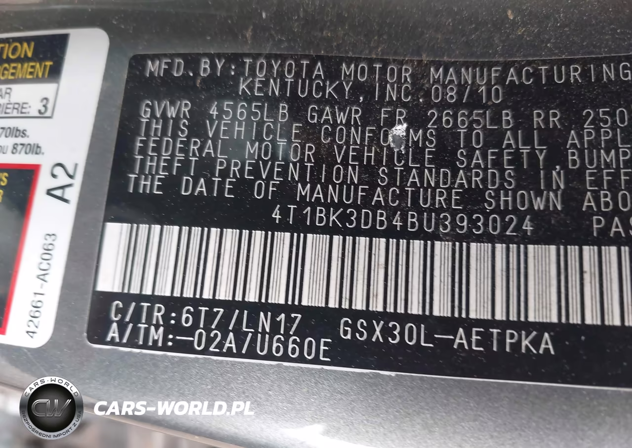 2011 Toyota Avalon Limited VIN:4T1BK3DB4BU393024 - 9