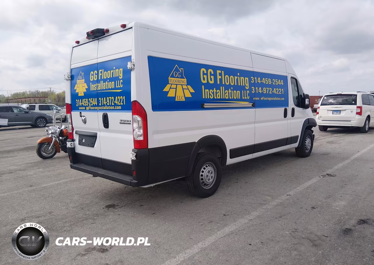 2024 Ram Promaster 3500 Cargo Van Tradesman High Roof 159 Wb Ext W-Pass Seat VIN:3C6MRVJGXRE105916 - 4